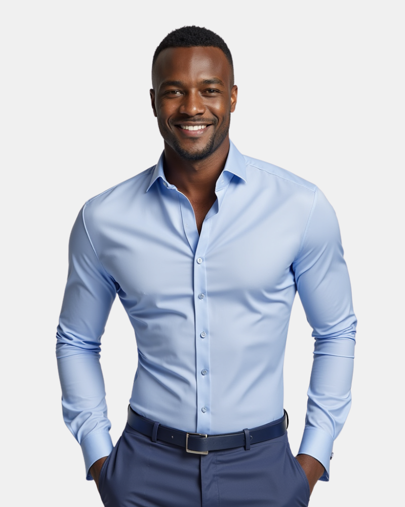 Men's stretch executive shirt