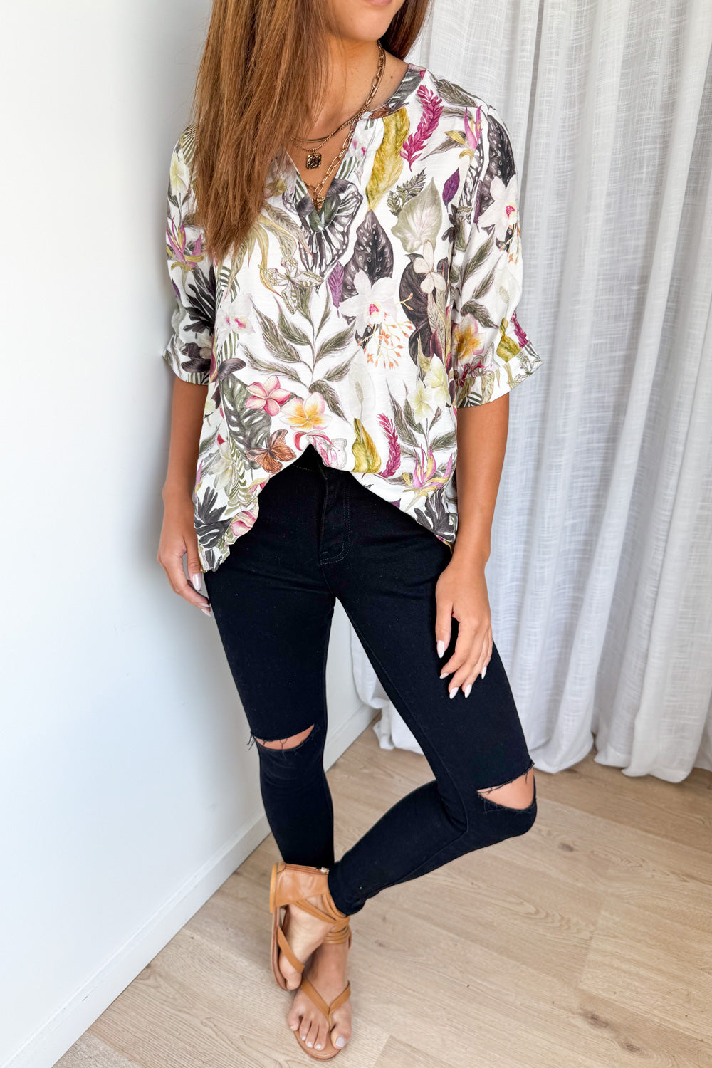 Kenny Top - Tropical Floral