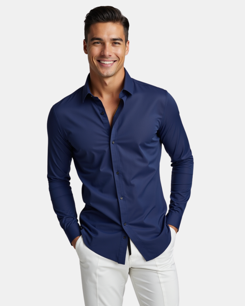 Men's stretch executive shirt