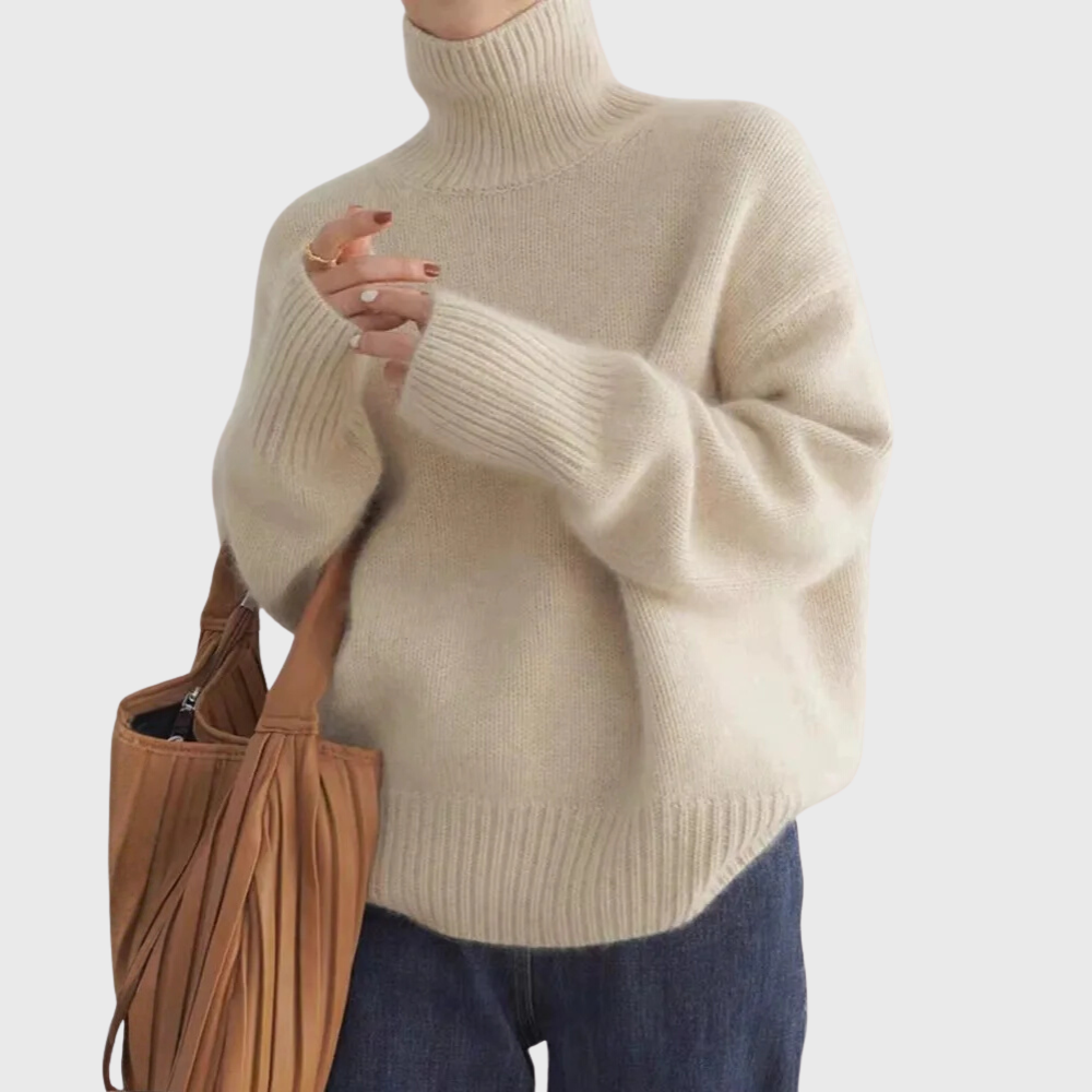 Isabella | Cashmere High-Neck Sweater