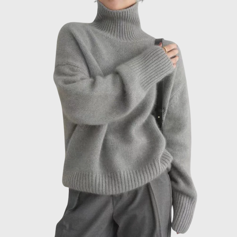 Isabella | Cashmere High-Neck Sweater