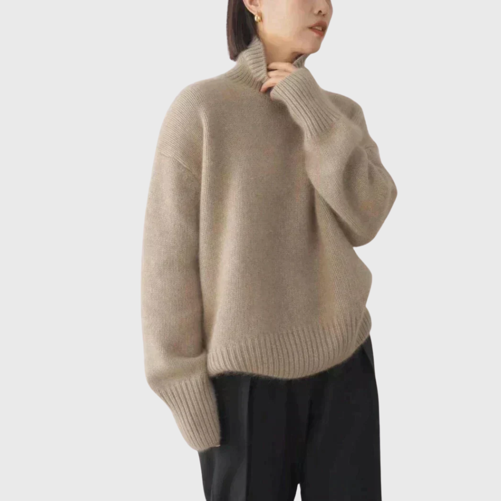 Isabella | Cashmere High-Neck Sweater