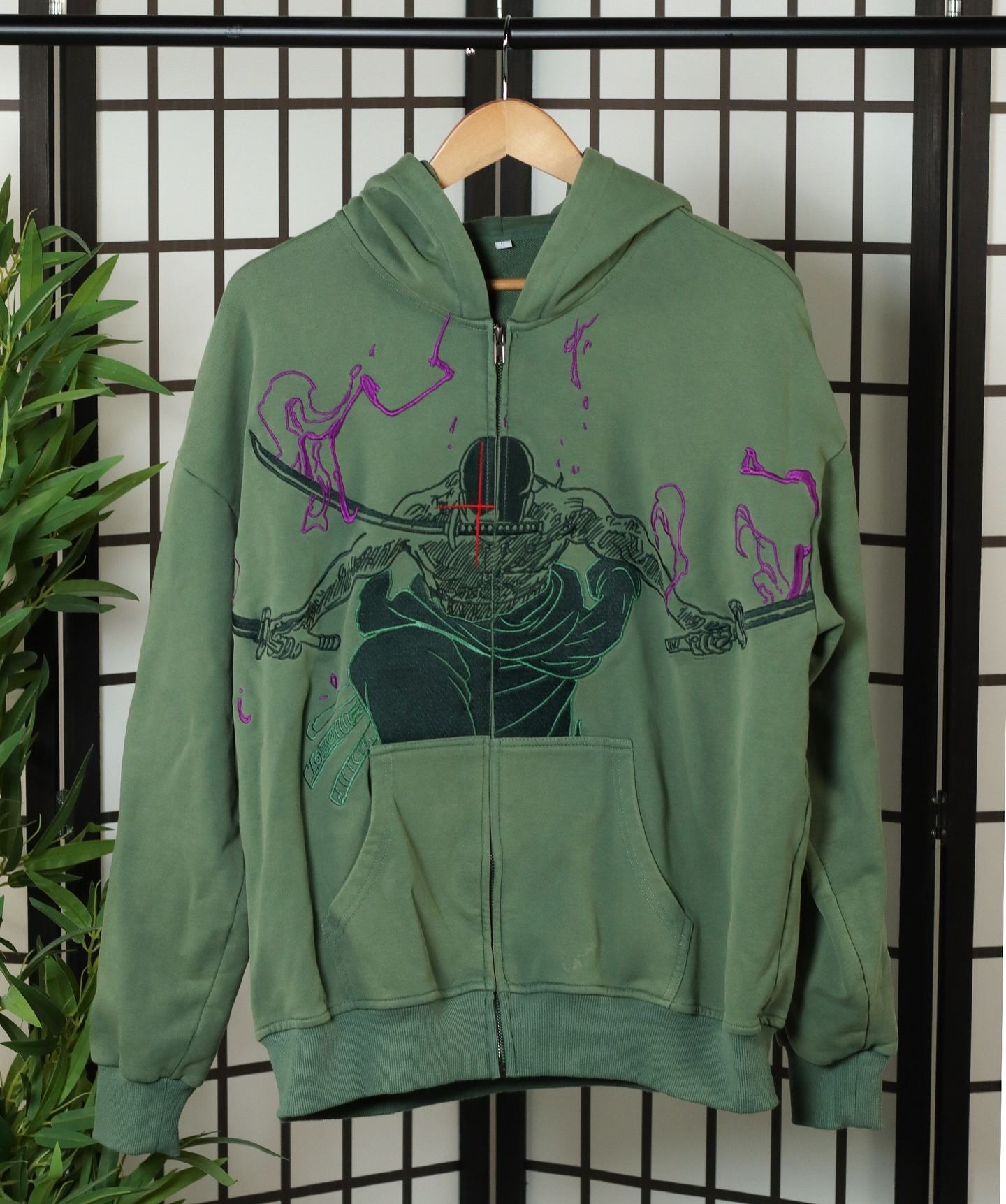 "KING OF HELL" ZIP UP HOODIE